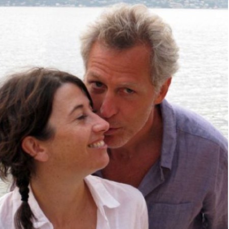 Vanessa Vadim with her loving husband Paul Van  Waggoner. 